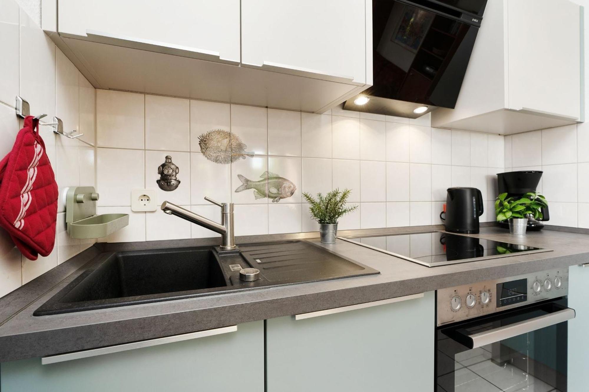 Ferienwohnung Ostsee-Koje mit Terrasse im Kaiserhof 4 Kellenhusen Exterior foto