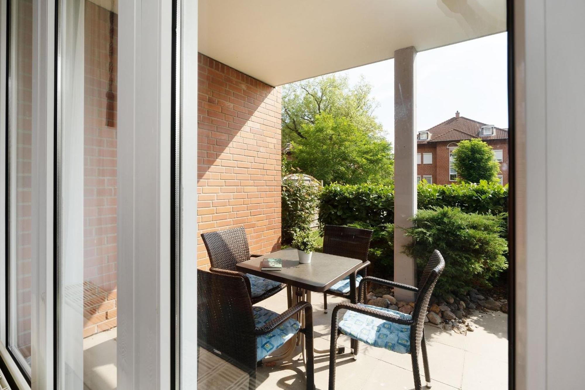 Ferienwohnung Ostsee-Koje mit Terrasse im Kaiserhof 4 Kellenhusen Exterior foto